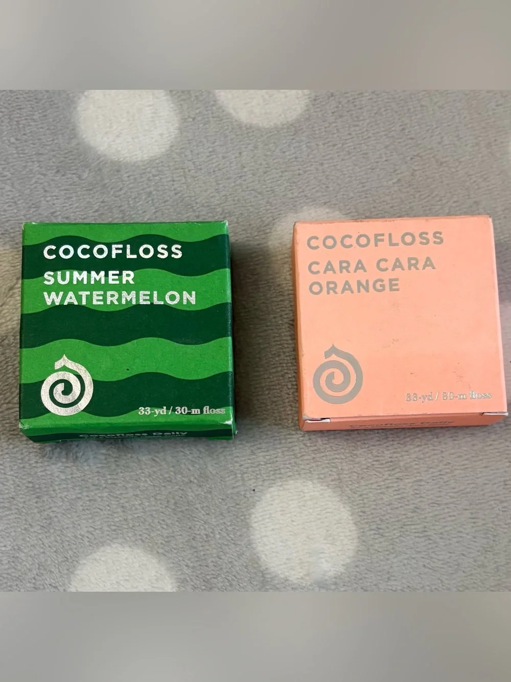 Cocofloss Summer Watermelon & Cara Cara Orange Dental Floss Duo - NEW